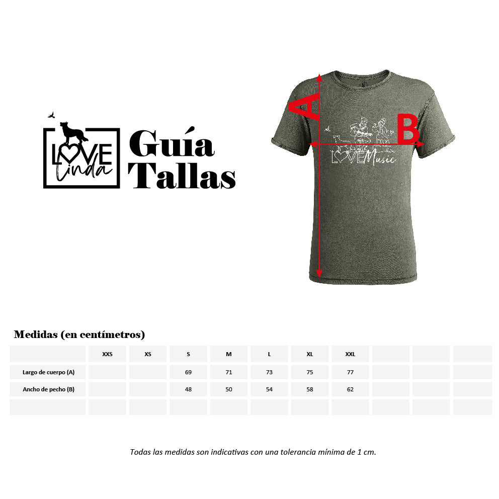 Samarreta home LOVE MUSIC