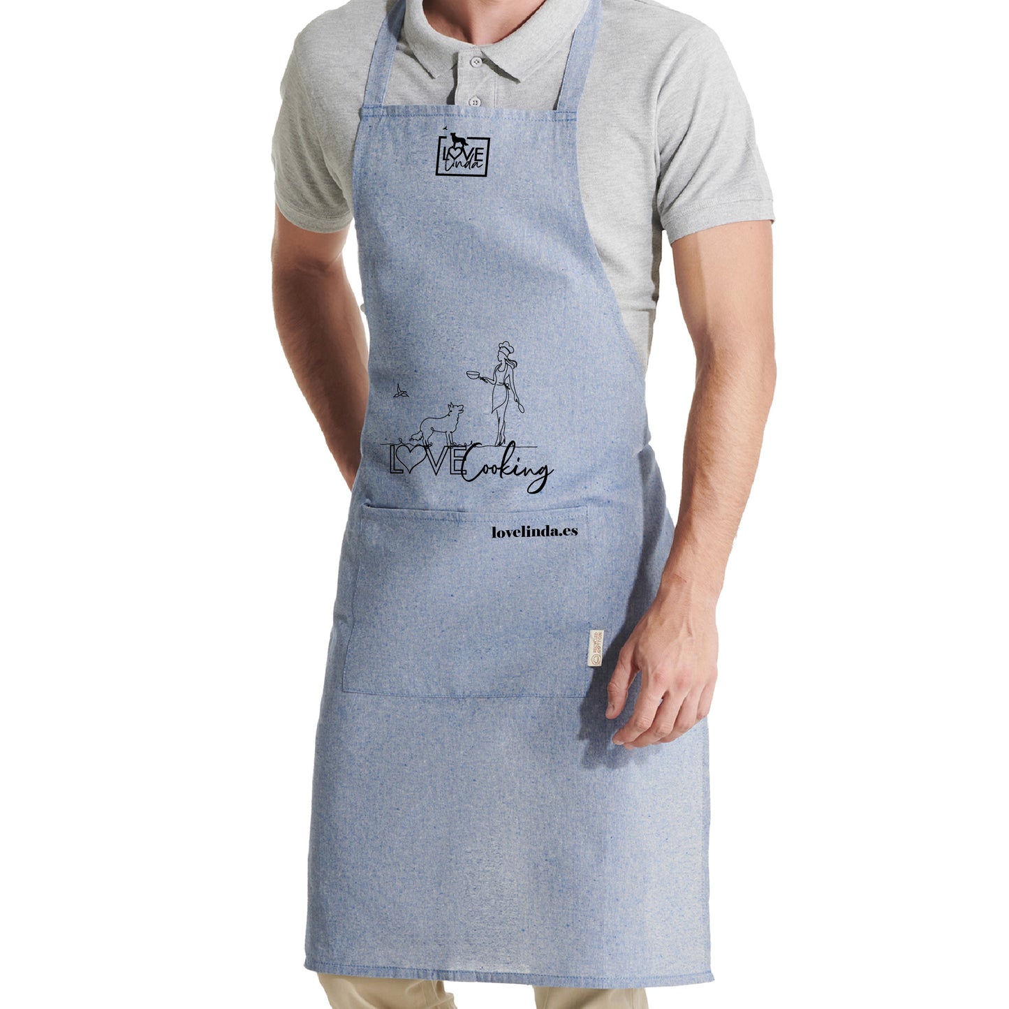 Delantal LOVE COOKING