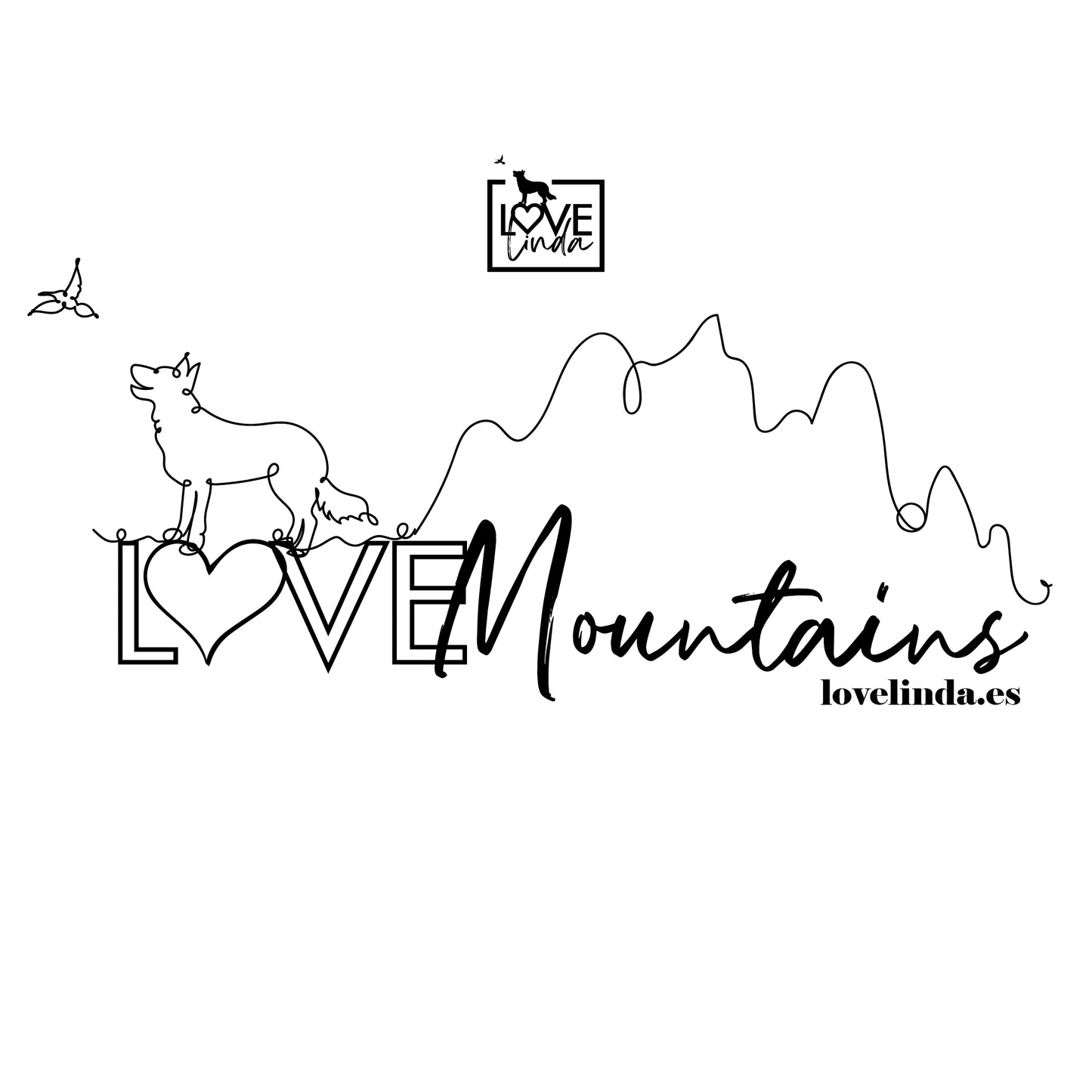 Vinilo para coche LOVE MOUNTAINS