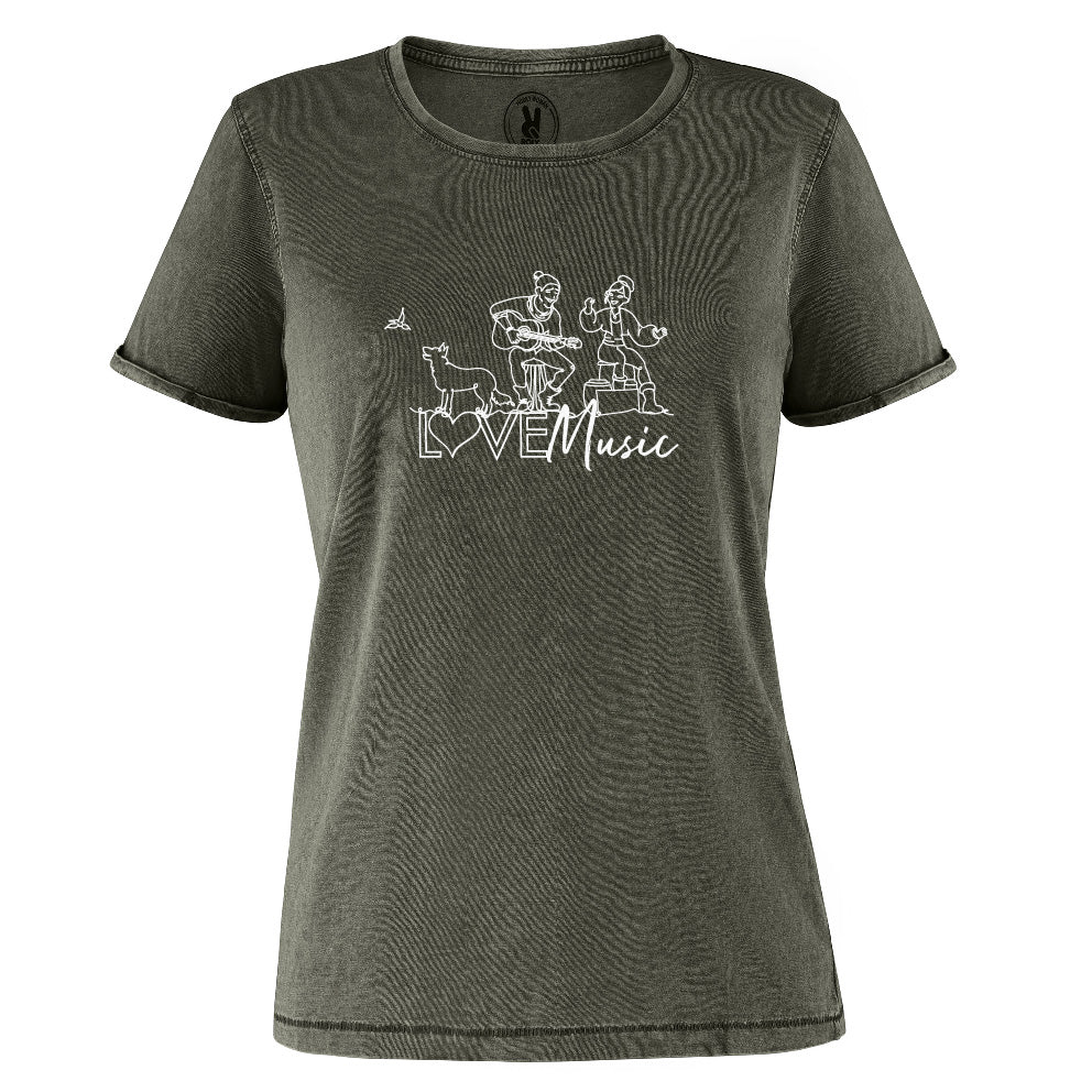 Camiseta mujer LOVE MUSIC