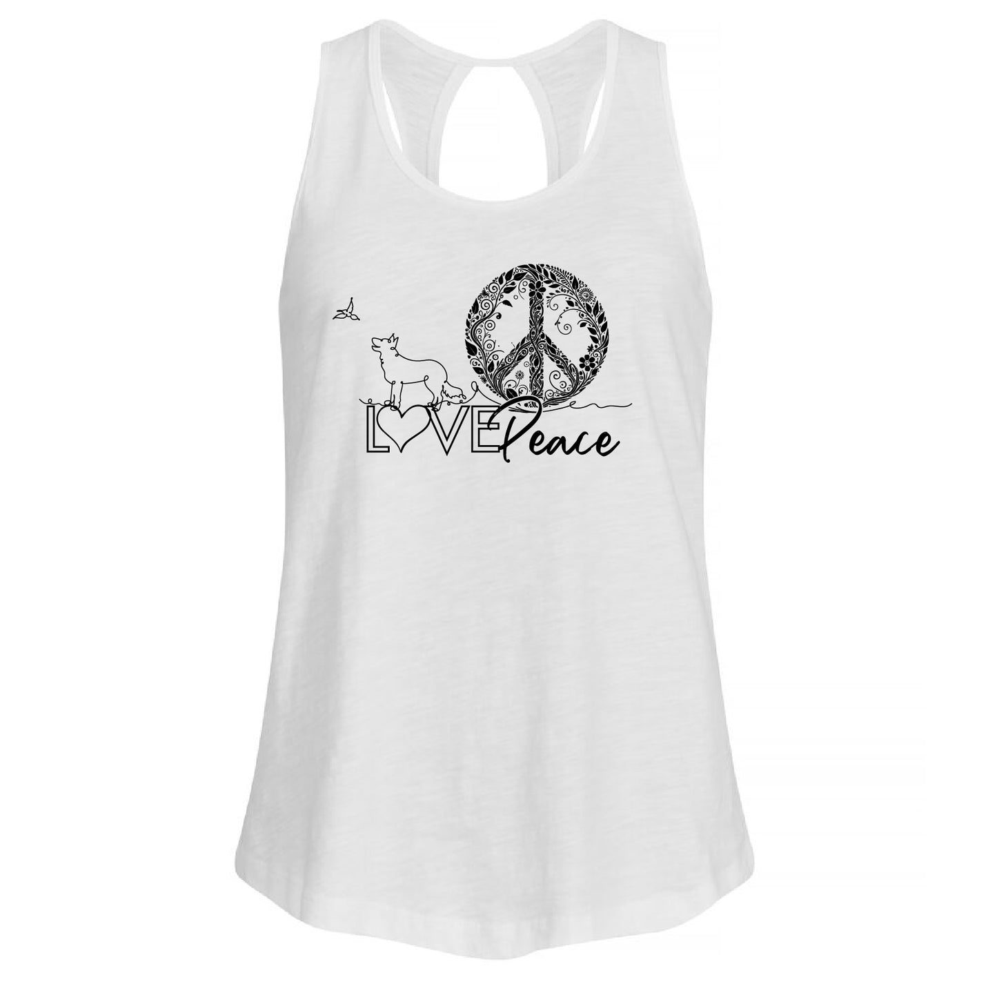 Samarreta tirants LOVE PEACE