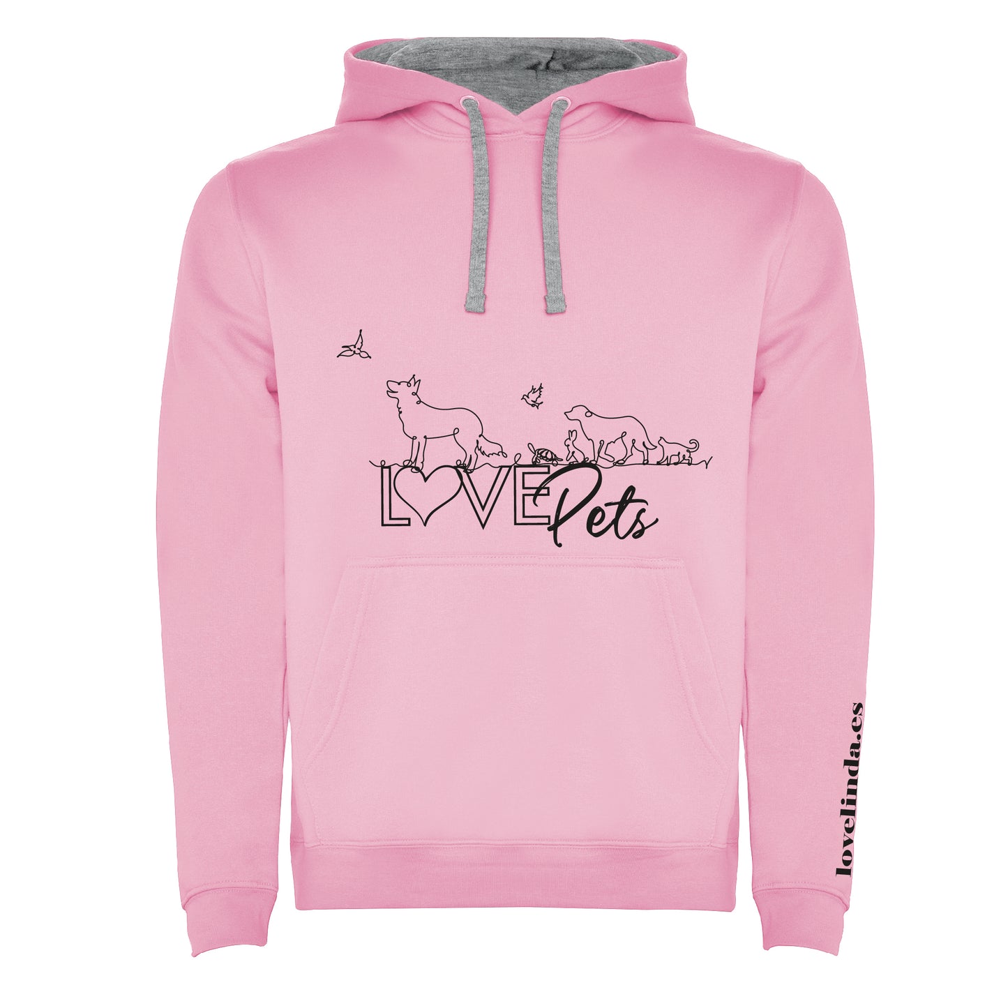 Sudadera con capucha niños LOVE PETS