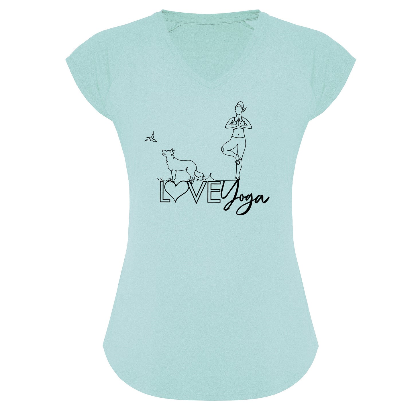 Camiseta técnica de mujer LOVE YOGA