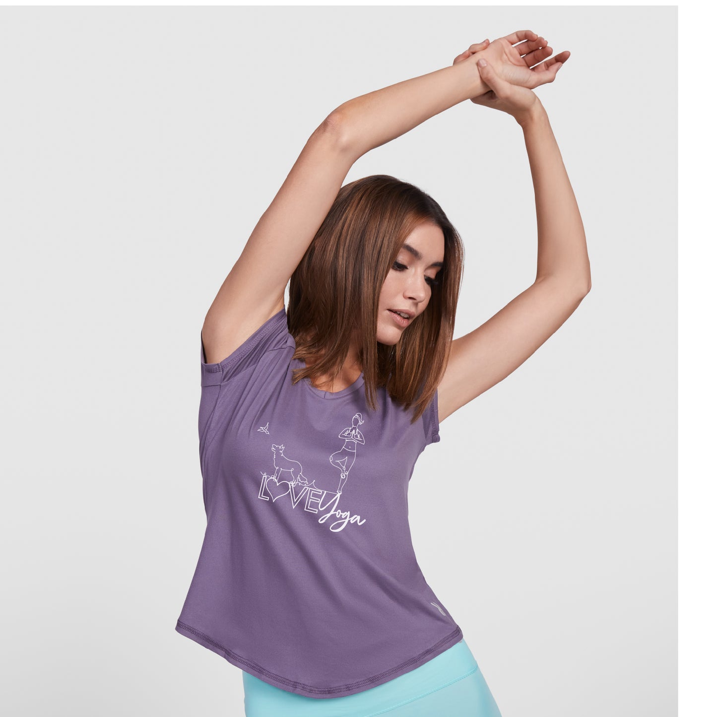 Camiseta técnica de mujer LOVE YOGA