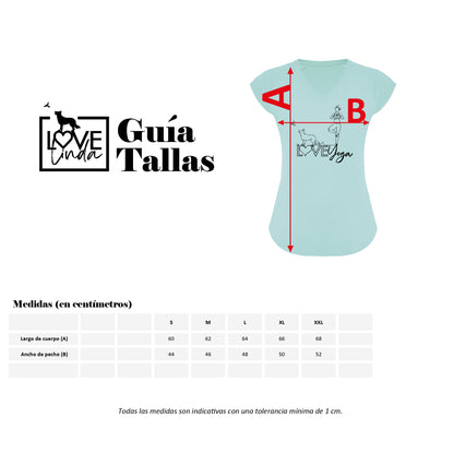 Camiseta técnica de mujer LOVE YOGA