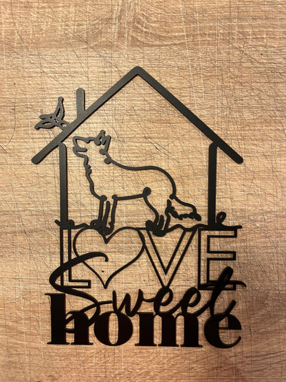 Decoració de fusta LOVE SWEET HOME | En col·laboració amb WELOVECUT