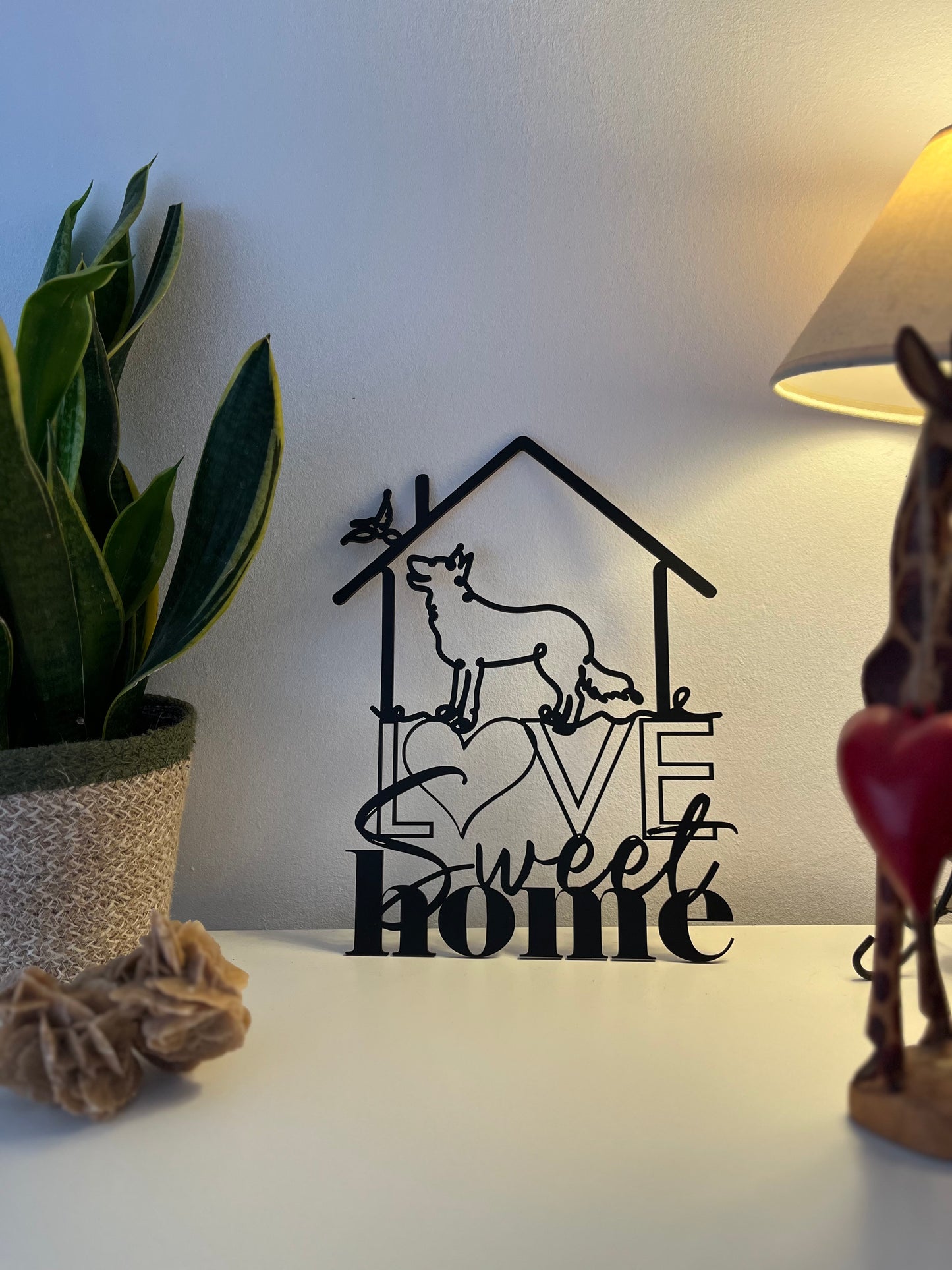 Decoració de fusta LOVE SWEET HOME | En col·laboració amb WELOVECUT
