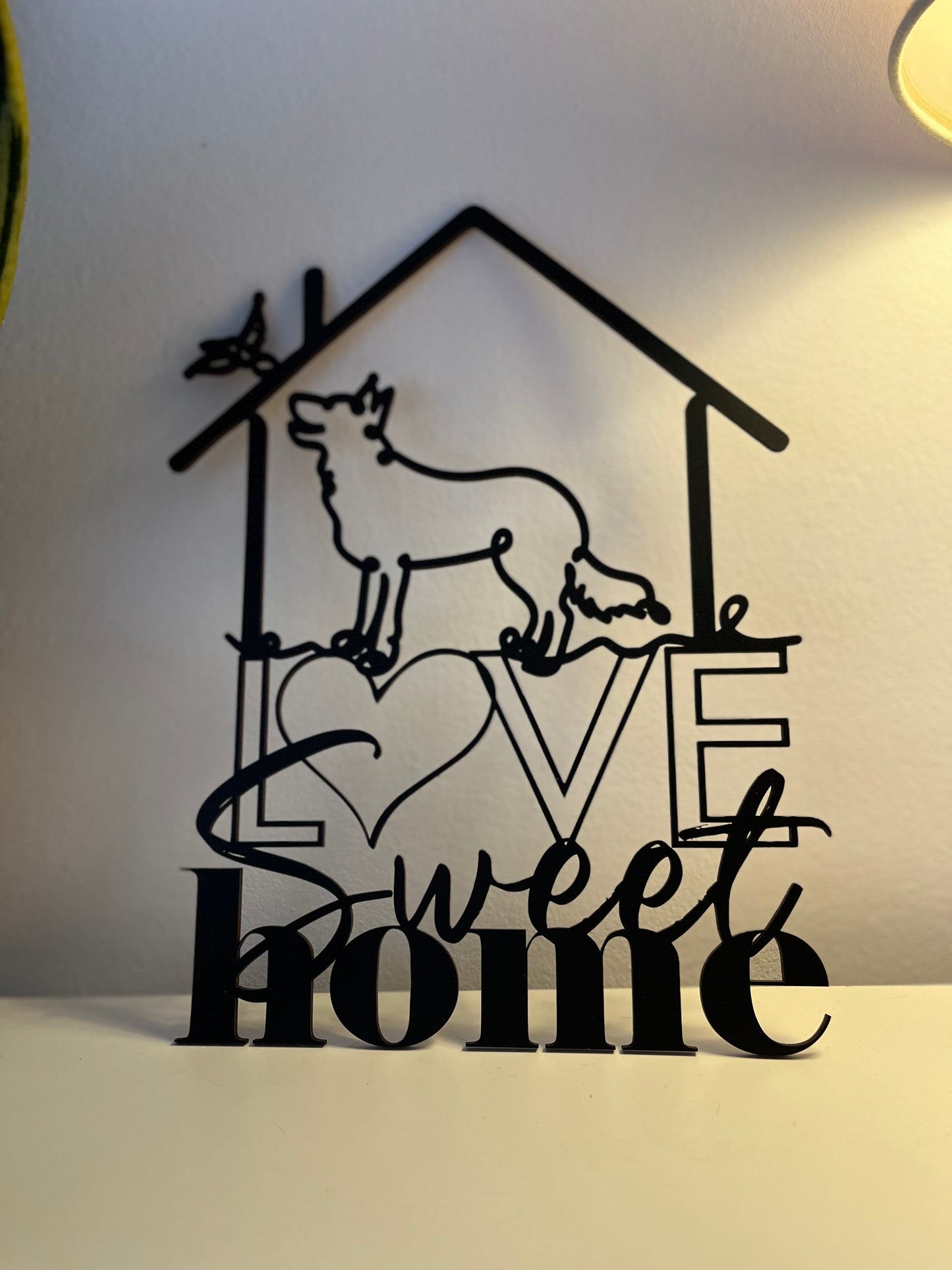 Decoració de fusta LOVE SWEET HOME | En col·laboració amb WELOVECUT