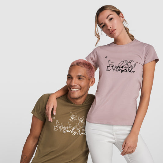 Camiseta PERSONALIZADA para toda la familia LOVE MY PET