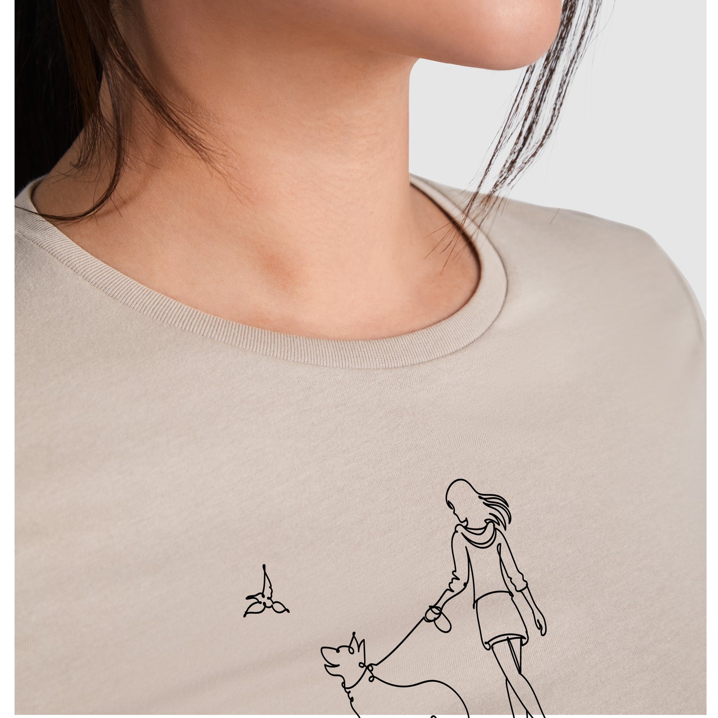 Camiseta LOVE WALKING with my dog