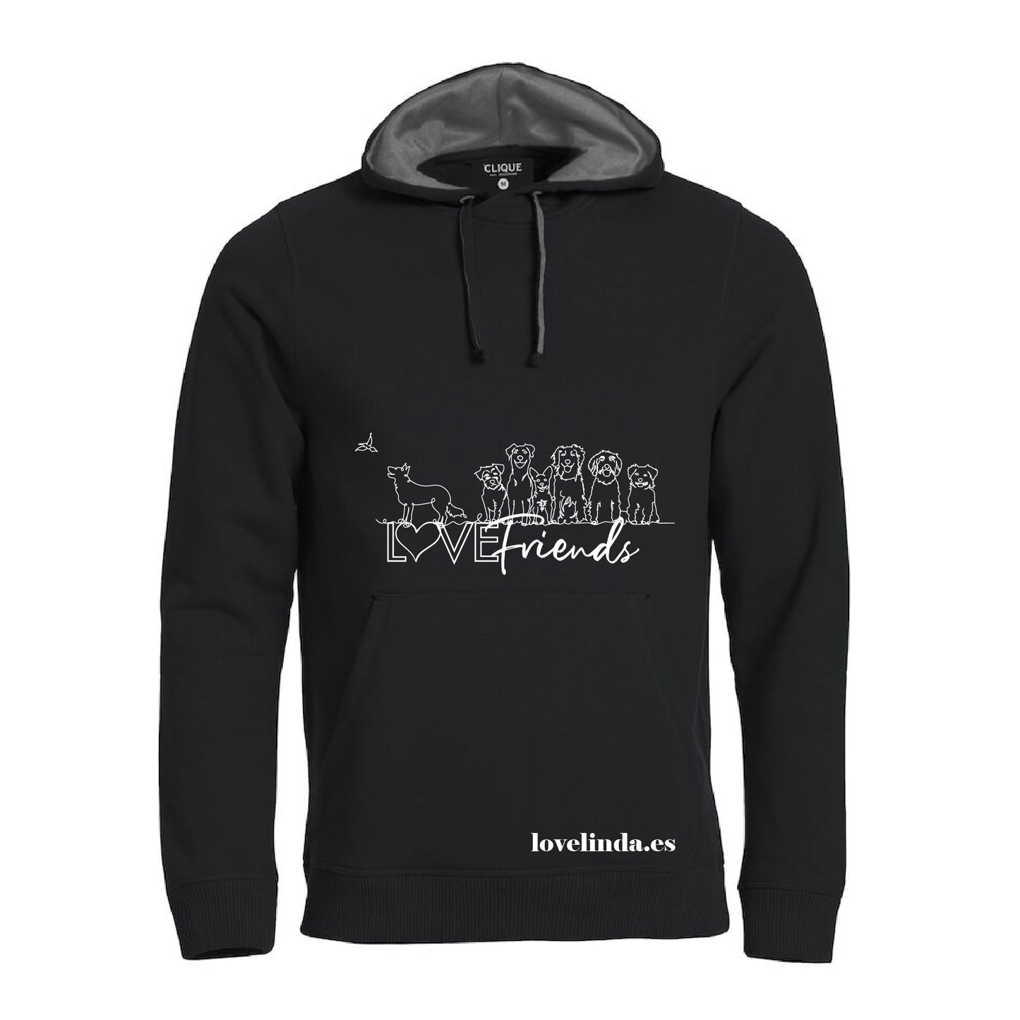 Dessuadora per a home LOVE FRIENDS