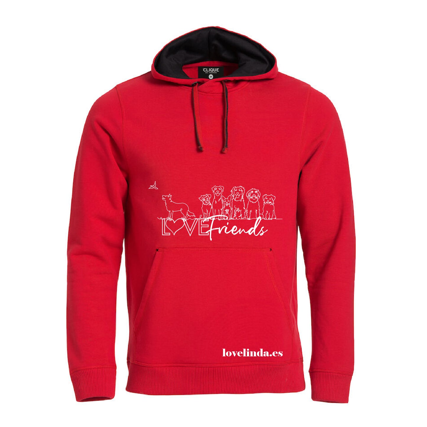 Dessuadora per a home LOVE FRIENDS