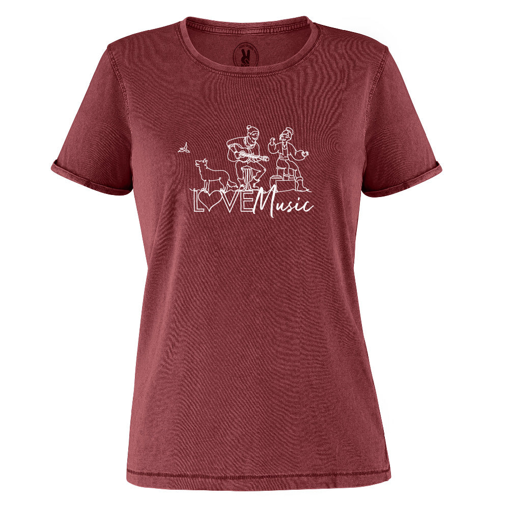 Camiseta mujer LOVE MUSIC