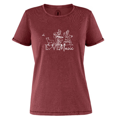 Camiseta mujer LOVE MUSIC