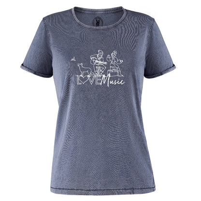 Camiseta mujer LOVE MUSIC