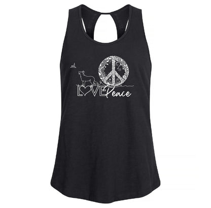 Samarreta tirants LOVE PEACE