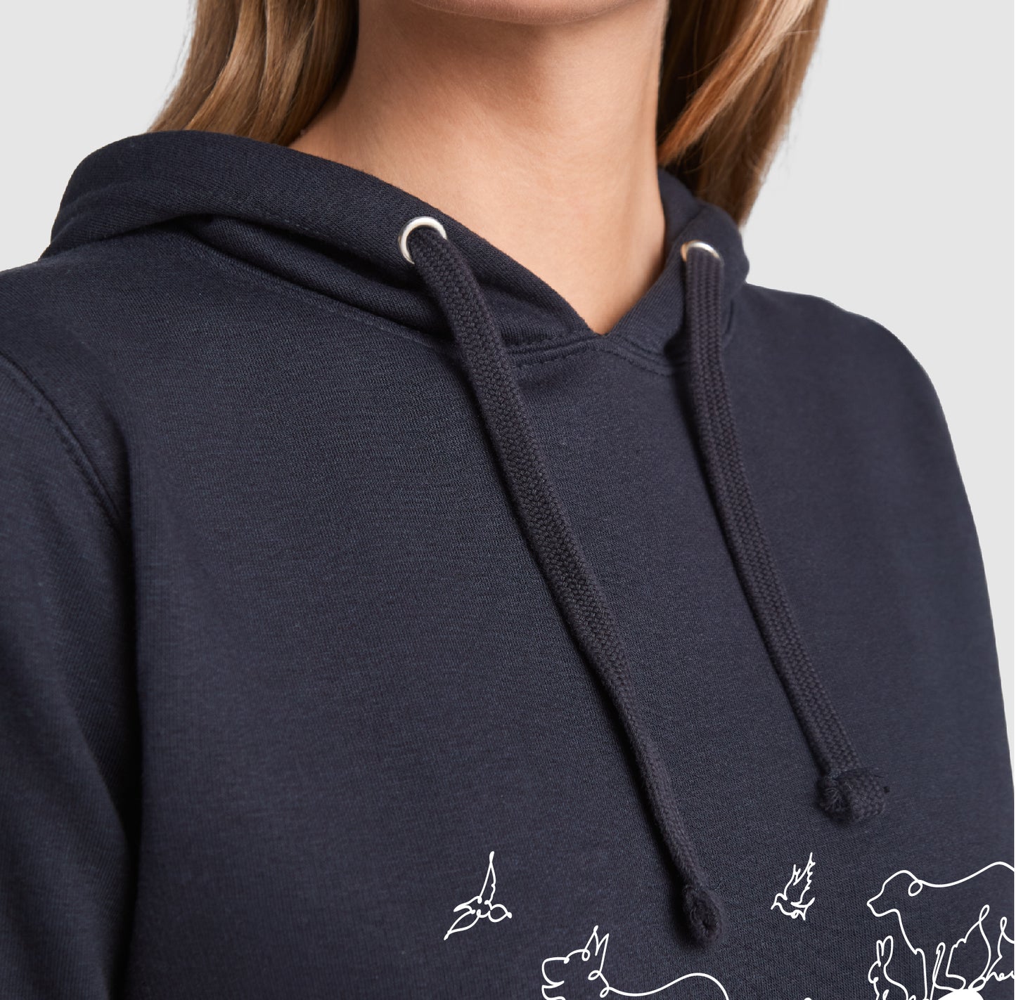 Sudadera con capucha mujer LOVE PETS