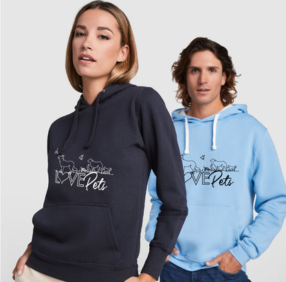 Sudadera con capucha hombre LOVE PETS