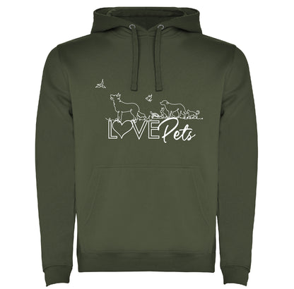 Sudadera con capucha hombre LOVE PETS