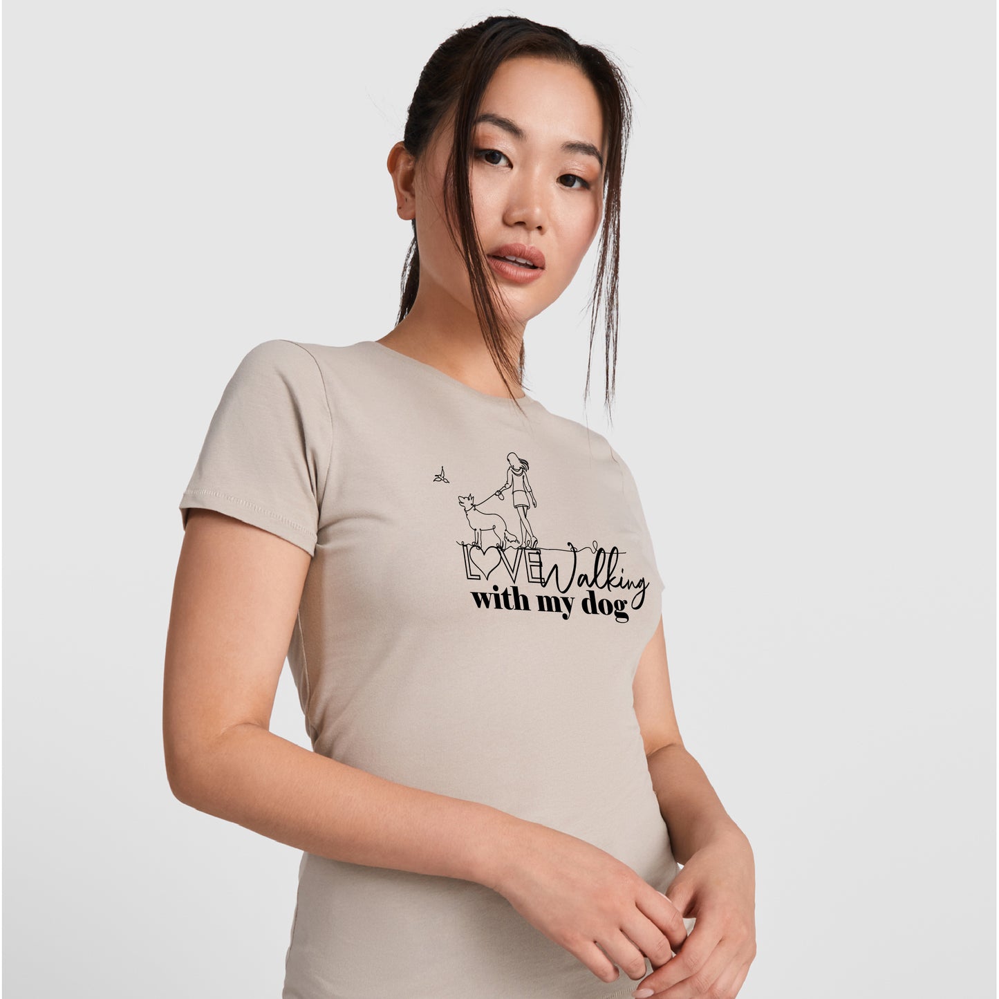 Camiseta LOVE WALKING with my dog