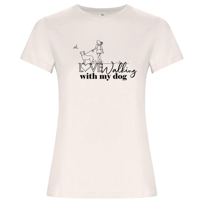 Camiseta LOVE WALKING with my dog