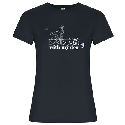Camiseta LOVE WALKING with my dog