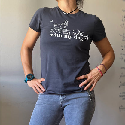 Camiseta LOVE WALKING with my dog