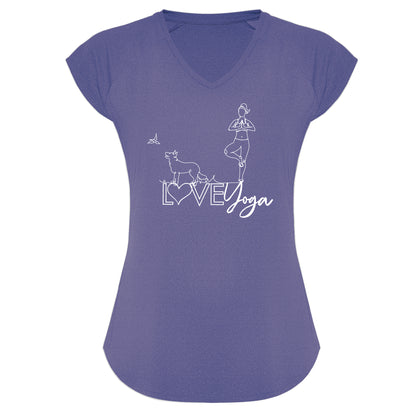 Camiseta técnica de mujer LOVE YOGA