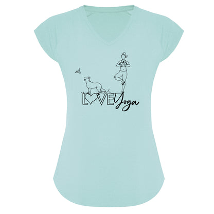 Camiseta técnica de mujer LOVE YOGA